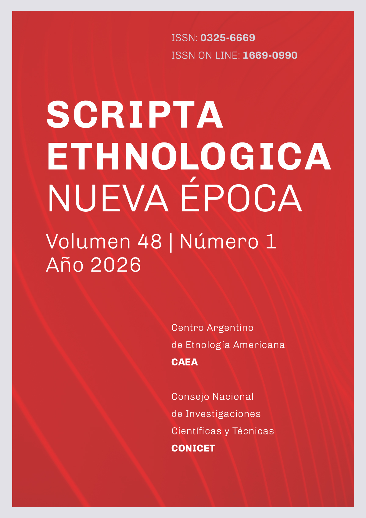 					Ver Vol. 48 Núm. 1 (2026): SCRIPTA ETHNOLOGICA NUEVA ÉPOCA
				